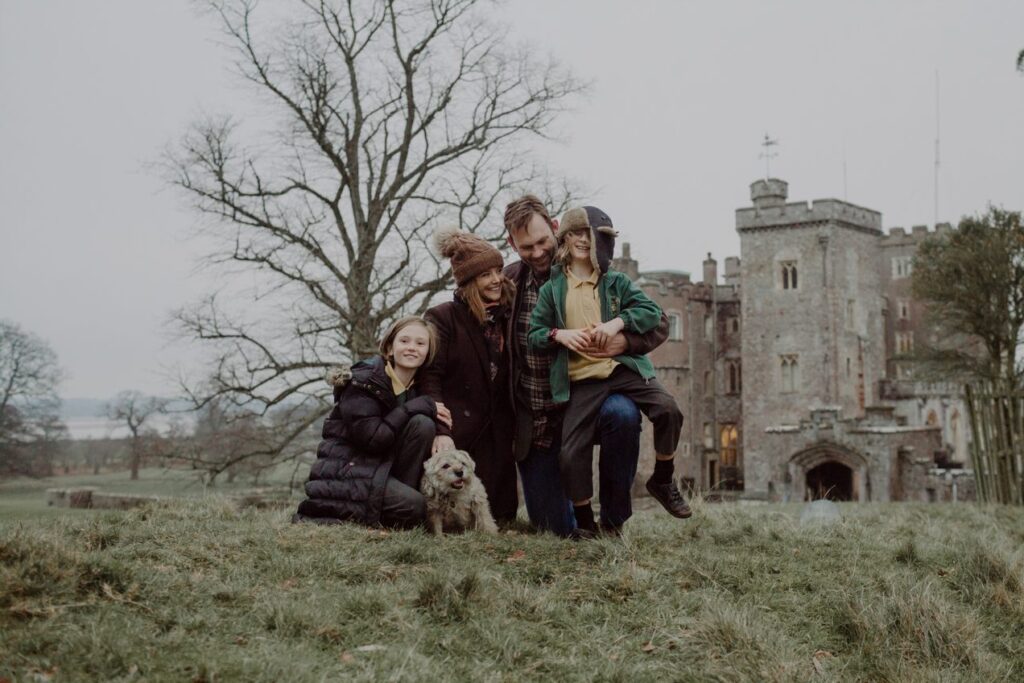 Family shot Powderham for Historic Houses