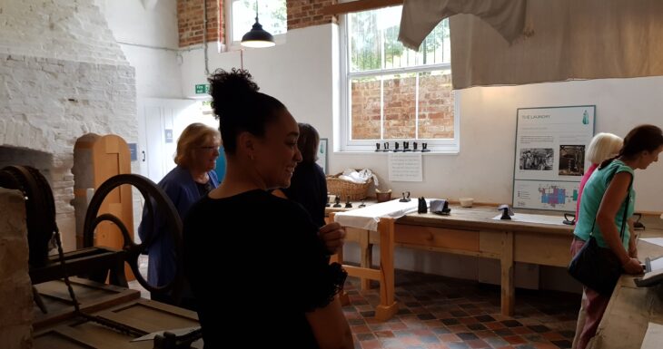 Daniella at Kelmarsh kictchen learning with children