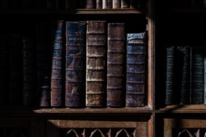 Books in Library at Cheeseburn