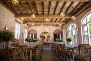 Iscoyd Park bath wedding dinner