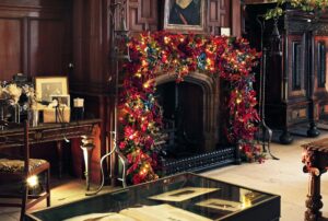 Christmas at Bamburgh Castle. Photograph: Stuart Boulton.