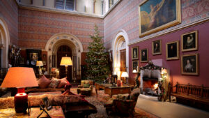 eastnor castle christmas interior